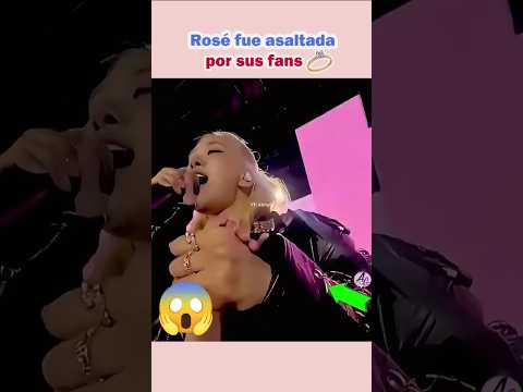 Rosé fue asaltada por sus <strong>fans</strong>