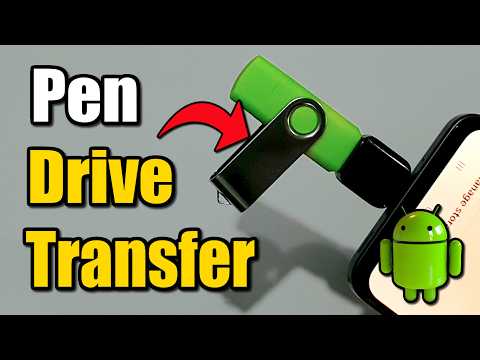 How to Transfer Photos, Videos and any Files from Android Phone to USB Pendrive (USB Drive Tutorial)