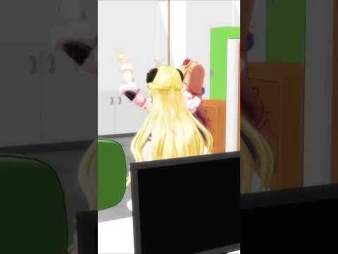Vtuberの動画サムネイル - 【mmd】V/HIMEHINA #赤井はあと #角巻わため #はあわた #ホロライブmmd  #mmdホロライブ