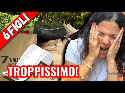 SHOPPING FOLLE PER 6 FIGLI... E IL TOTALE E' DA BRIVIDI!