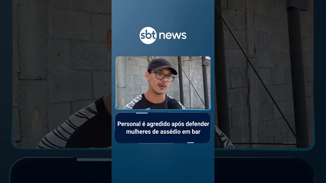 Personal é agredido após defender mulheres de assédio em bar | SBTManhã