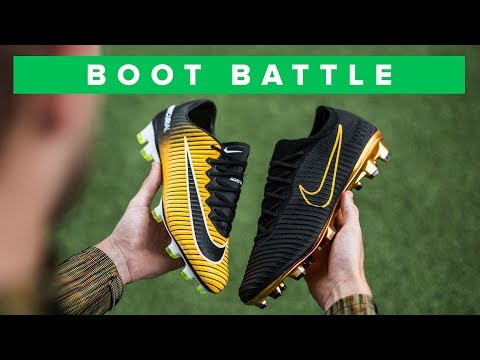 NIKE FLYKNIT ULTRA vs VAPOR 11 BOOT BATTLE - UC5SQGzkWyQSW_fe-URgq7xw