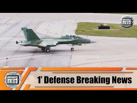 First flying test of Boeing F/A-18 Super Hornet Block III fighter aircraft