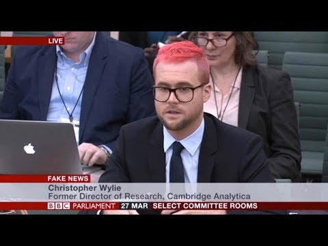 Commons Select Committee — Chris Wylie, CA whistleblower.