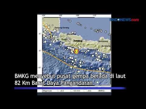 Ft Dini Hari Gempa Magnitudo Guncang Pangandaran Terasa Ke Kota