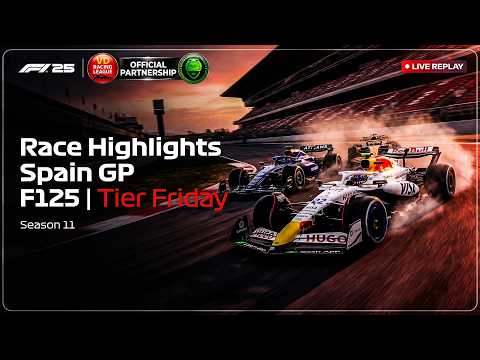 🏁 F125 Spain GP 2026 | Tier Friday Race Highlights | VDRL x World League of Players 🔥