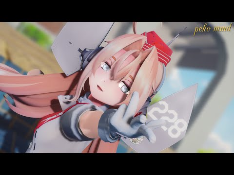 【MMD艦これ】ドラムで「Conqueror」【4K】
