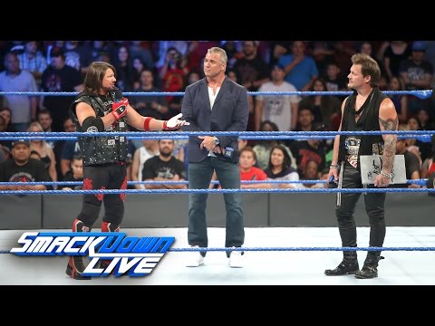 AJ Styles, Chris Jericho and Kevin Owens have a war of words: SmackDown LIVE, May 2, 2017 - UCJ5v_MCY6GNUBTO8-D3XoAg