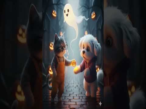Pumpkin Night  - The Playful Ghost #aipets #ghost #holloween