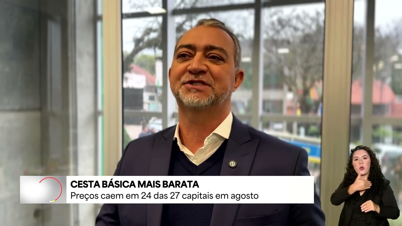 Preços da cesta básica caíram em 24 das 27 capitais do país