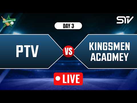 Live | DAY 3 | PTV v Kingsmen Academy | President's Trophy Grade-I | Diamond Ground | MZK1H