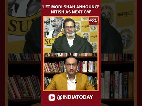 Prashanth Kishor Challenges PM Modi-HM Shah To Announce Nitish Kumar As The Face Of Bihar Contest