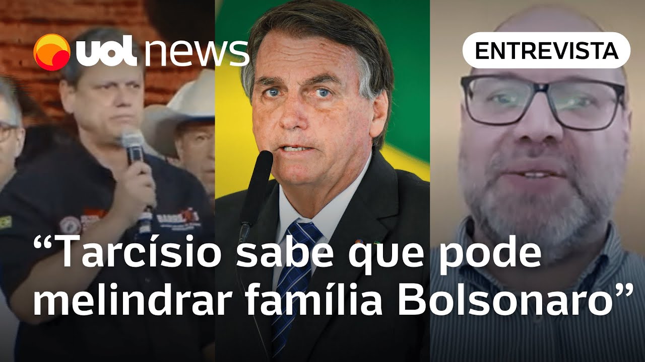 Tarcísio faz discurso de pré-campanha, cita Bolsonaro e evita falar de si mesmo, analisa professor