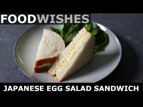 Japanese Egg Salad Sandwich (Tamago Sando) - Food Wishes
