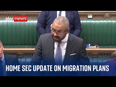 Watch live: Home Secretary James Cleverly faces first Home Office Questions in Parliament