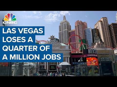 Las Vegas crushed, city loses a quarter of a million jobs due to Covid-19