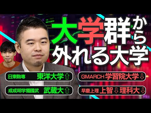 大学群から抜け出しそうな大学7選一挙紹介！