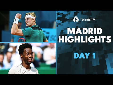 Moutet Battles Shang in 4-HOUR EPIC; Shapovalov, Monfils Feature | Madrid 2024 Highlights Day 1