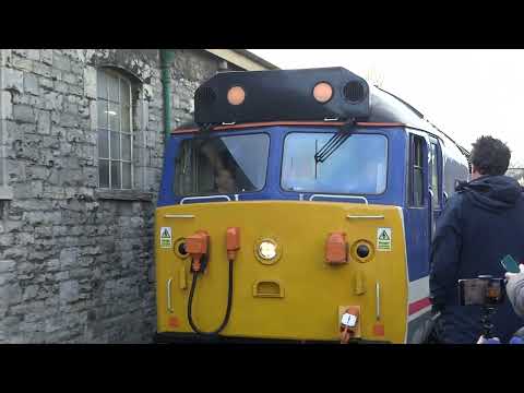 50026 arrives into Swanage with Demo Freight run (07/01/23)