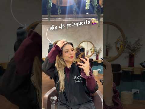 Día de peluquería! (Vlog completo en mi canal) #peluquería #pelorubio #blonde #grwm