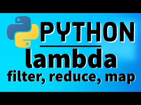 Lambda Functions in Python | Python lambda (Anonymous Functions) | filter, map, reduce