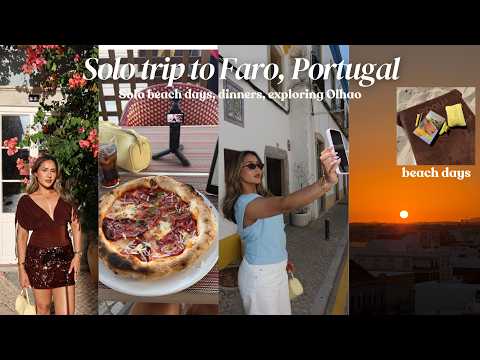 Solo Trip to Portugal, Outfit of the night, Beach days, Exploring Faro