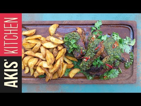 Verde sauce pork ribs | Akis Kitchen