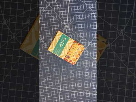 カルディの紙袋が捨てられなかったから切り抜いて作ってみました？！#shorts #diy #カルディ #handmade #ハンドメイド voicevox 青山龍星