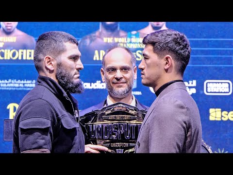 REMATCH FACE OFF | Artur Beterbiev vs. Dmitry Bivol 2 • TENSE STARE DOWN in London