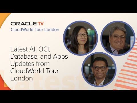 Oracle TV | Live from CloudWorld Tour London 2024