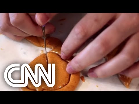 Confeitaria chinesa recria prova da série Round 6 para clientes | CNN SÁBADO