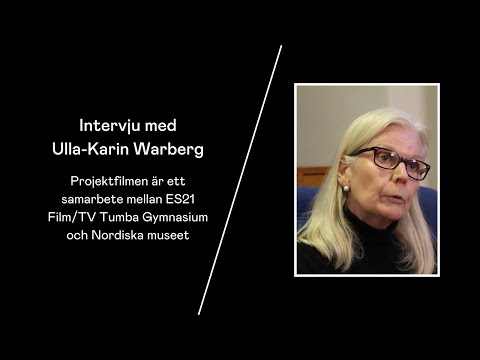 Tumba Gymnasium | Intervju med Ulla-Karin Warberg