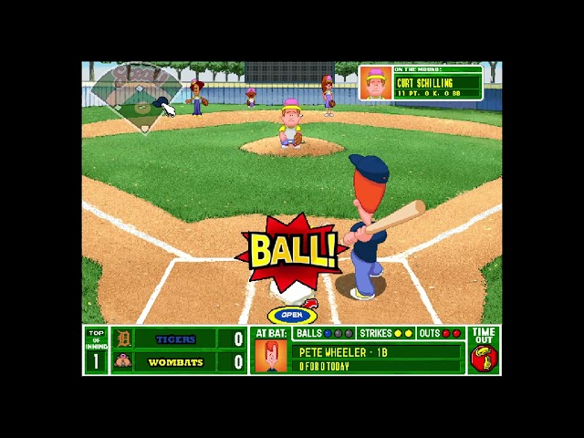 How to Hit in Backyard Baseball?