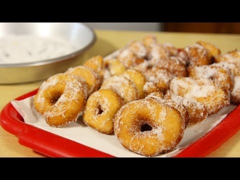 Homemade Doughnuts Recipe (Italian Graffe) - Laura Vitale & Nonna - Laura in the Kitchen Ep 444 - UCNbngWUqL2eqRw12yAwcICg