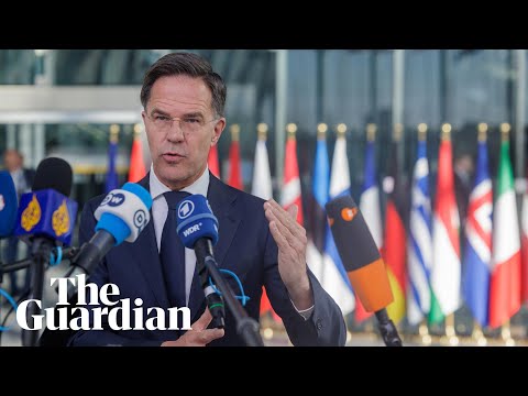 US secretary of state Rubio holds press conference with Nato chief Rutte – watch live