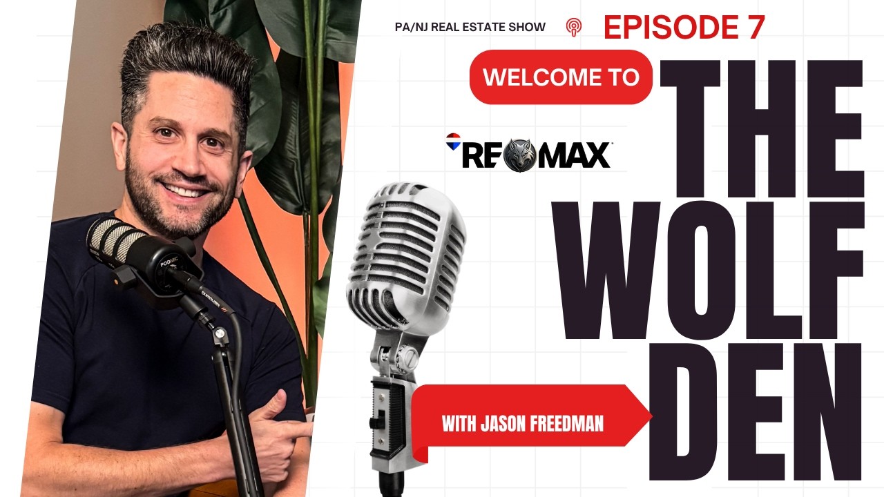 Welcome back to The Wolf Den.

In Episode 7, Jason Friedman is joined by Chris Terry, Broker of RE/MAX Properties, and Jim Mesveskas, Director of Operations, for a conversation about luxury real estate, technology, branding, and what it takes to stand out in today's market.

Filmed in front of Jason's newest luxury listing, the stunning Stone Castle at 10 Stonebridge Crossing in Newtown, PA, this episode goes beyond the property itself and dives into the future of the real estate industry.

From AI and social media marketing to the recent RE/MAX and Real Brokerage acquisition, Chris, Jim, and Jason discuss how technology is reshaping the business and why relationships, consistency, and hard work still matter more than ever.

The conversation also explores Jason's journey from a new agent trying to build a name for himself to landing one of the most prestigious luxury listings in Bucks County.

In this episode:

• Inside the $5.45M Stone Castle at 10 Stonebridge Crossing
• The state of luxury real estate in Bucks County
• How top agents win high-end listings
• Why branding matters in today's market
• AI, technology, and the future of real estate
• The RE/MAX and Real Brokerage acquisition
• Building a business through consistency and relationships
• What separates successful agents from everyone else

Whether you're buying, selling, investing, or building a real estate career, this episode offers a behind-the-scenes look at how modern real estate is evolving and what it takes to stay ahead.

Connect with Jason Friedman for real estate opportunities throughout Bucks County, Montgomery County, Philadelphia, and New Jersey.

Subscribe for more conversations on real estate, business, entrepreneurship, and the people shaping our communities.