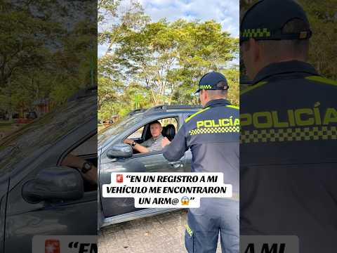 Me registraron el vehículo y encontraron un arma de defensa personal — Así fue el procedimiento