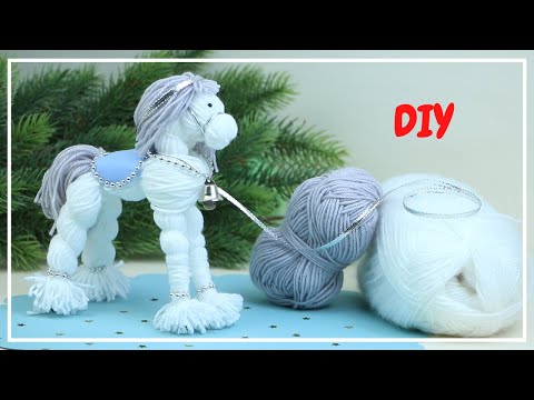 How to make a yarn horse ??? DIY NataliDoma
