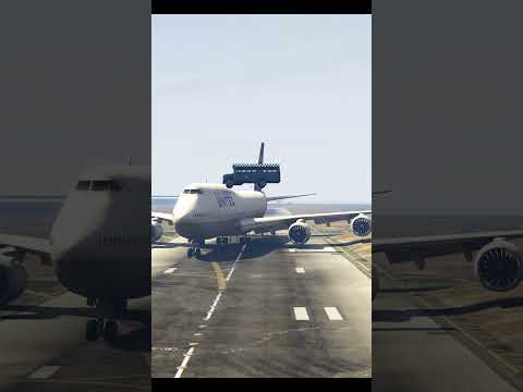 Prisoner van fell Accidently on runway during Landing Of huge Plane...