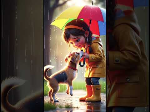 the story of puppy 🥲 #ai #puppy #girl #shorts