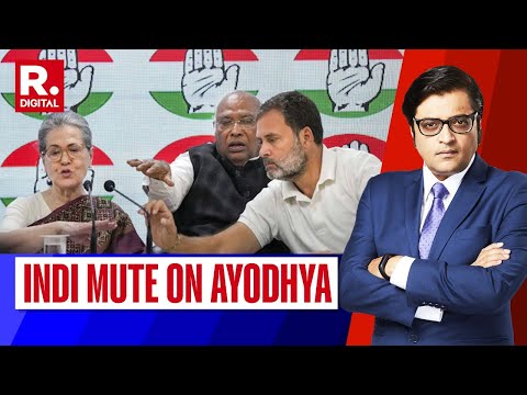 Arnab Slams INDI Over The Stoic Silence In Ayodhya Case | The Debate