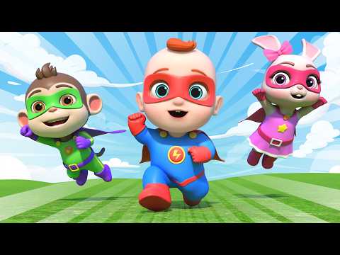 🦸‍♂️ Super Heróis - Crianças se transformam em Super-Heróis | Músicas Infantis | Leo em Português