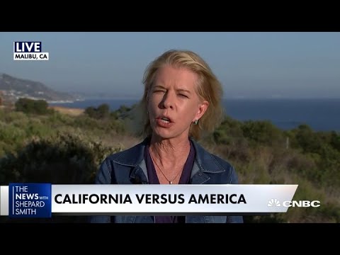The battle between the federal government and the state of California