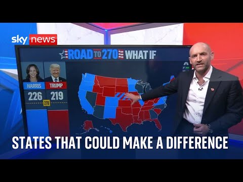 The road to 270 electoral college votes | US election