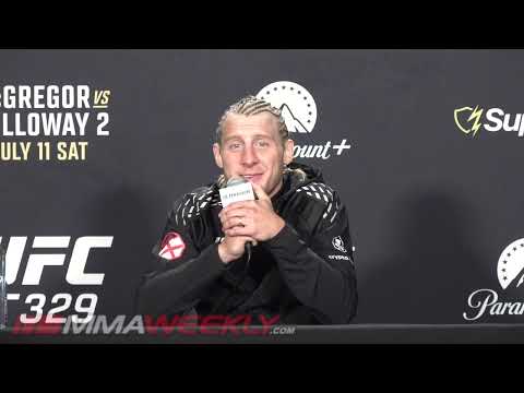 Paddy Pimblett: UFC 329 Post Press Conference