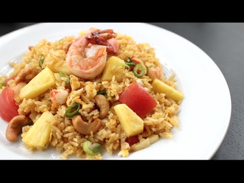 Pineapple Fried Rice Recipe ข้าวผัดสัปปะรด - Hot Thai Kitchen - UC27C_HWo-UmKkdWGsRJZ8EA