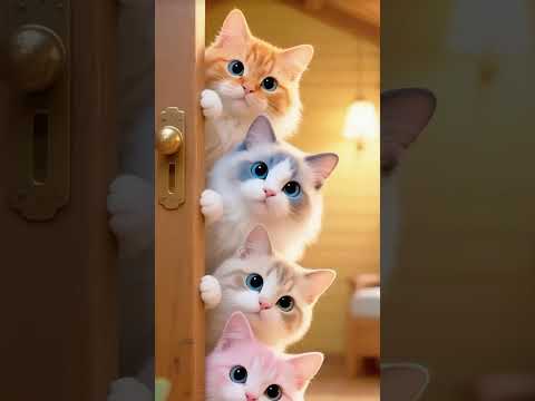 4 kucing lucu #shorts #kucinglucu #animalshorts