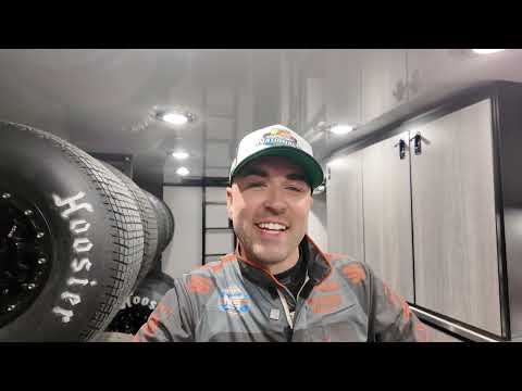 David Gravel discusses his second-place finish, defending his title, and more on Night 1 at Volusia - dirt track racing video image