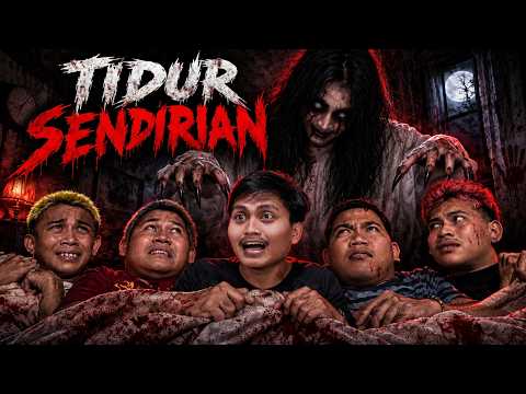 OMPED <strong>VISUAL</strong> TIDUR SENDIRIAN‼️😱 - FILM HOROR TERBARU (REACTION) #ompedvisual #sketsa #komedi #horor