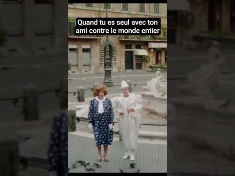 Quand tu es seul avec ton ami contre le monde entier #shorts #humour #cinema #belmondo #holdup